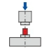 Hydro-pneumatical die hammer